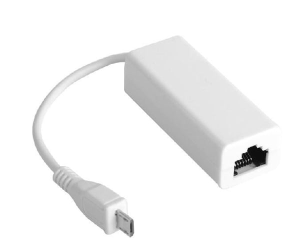 MicroConnect USB MICRO til Ethernet, Hvid