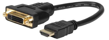 MicroConnect-adapter HDMI - DVI M/F, 15 cm