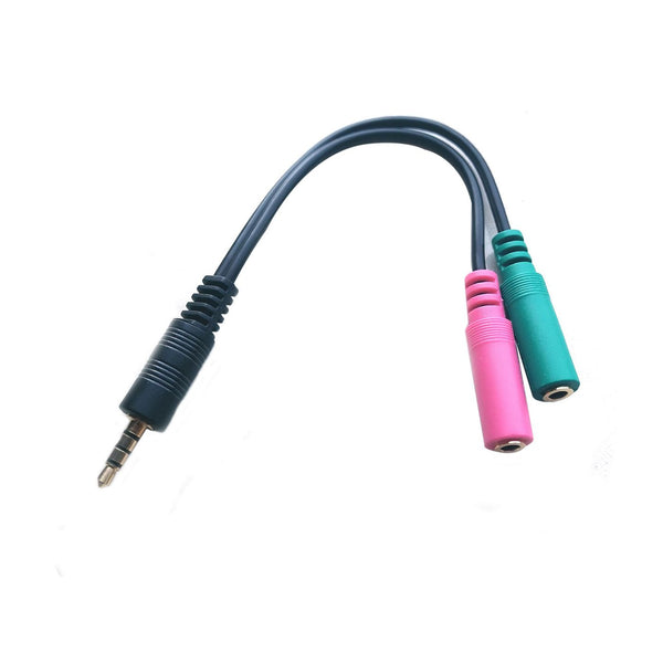 MicroConnect-adapter 3,5 mm - 2x3,5 mm MF