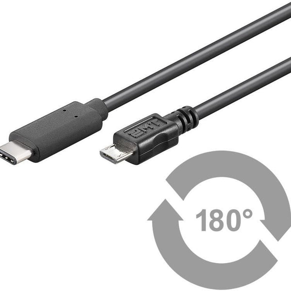 MicroConnect USB-C til USB 2.0 Micro B 1M