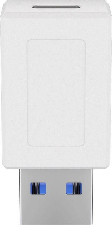 MicroConnect USB3.0 A - USB-C MF, Hvid