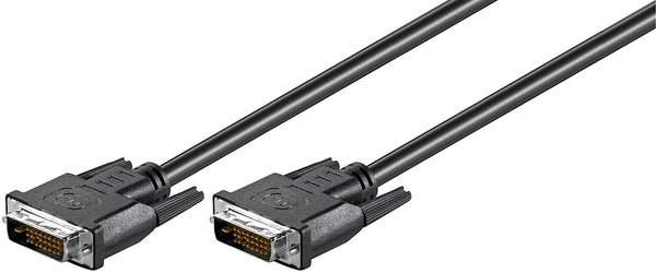 MicroConnect DVI-D 24+1-bens 5m MM Sort