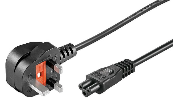 MicroConnect strømkabel UK / C5 5m sort