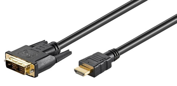 MicroConnect HDMI 19 - DVI-D 18+1 1,5 m MM