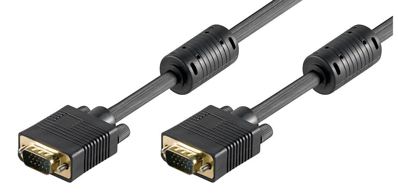 MicroConnect SVGA HD15 2m MM med ferritkerne