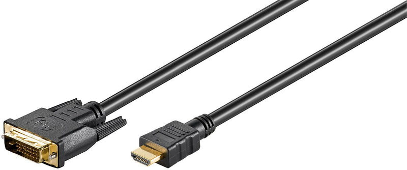 MicroConnect HDMI 19 - DVI-D MM-kabel 1m