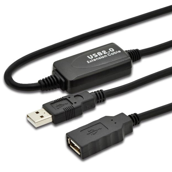 MicroConnect Aktiv USB 2.0 eksternt kabel, 5 m