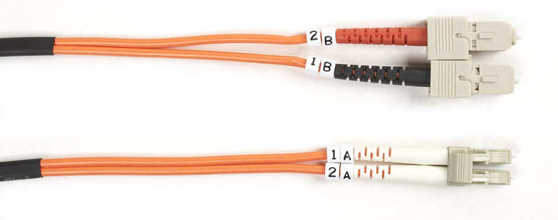Sort boks OM1 LC-SC DUPLEX ORANGE 15M