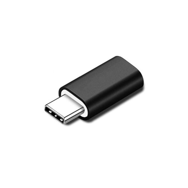 MicroConnect Lightning-USB-C Adapter, Sort
