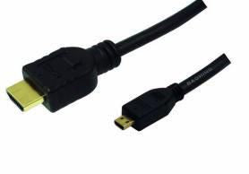 LogiLink HDMI-kabel, Micro-D/M til A/M,