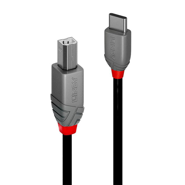 Lindy 3M USB 2.0 Type C og B kabel,