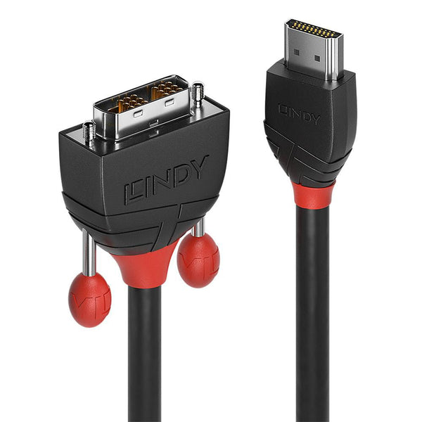 Lindy 3M HDMI til DVI-kabel, sort