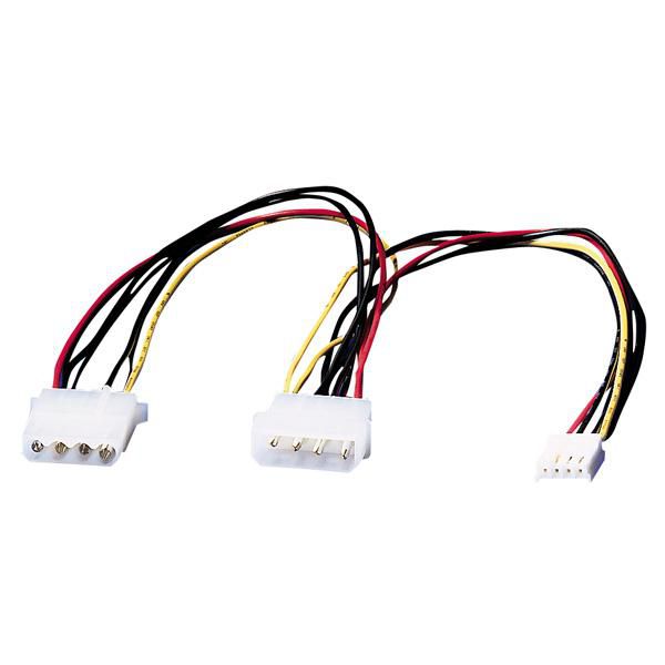 Roline Int. Y-strømkabel, 4-benet harddisk