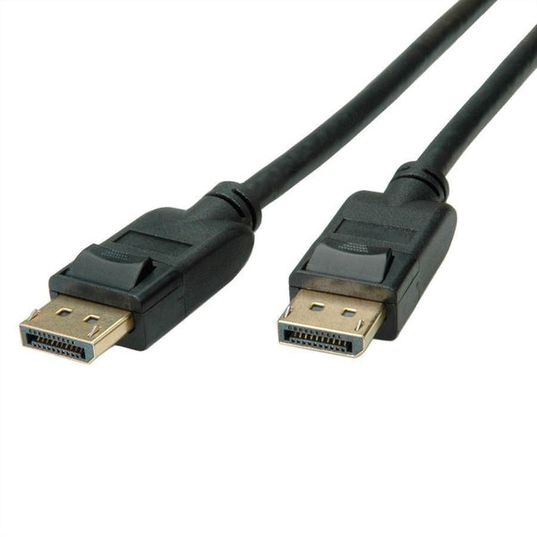 Roline DisplayPort-kabel 3 m sort