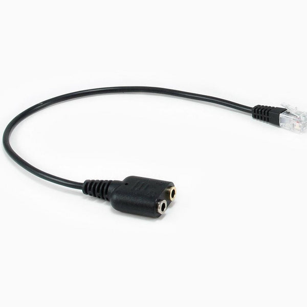 Udstyr RJ9 til 3,5 mm headsetlyd