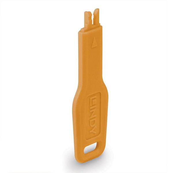 Lindy RJ45 Port Blocker-nøgle, Orange
