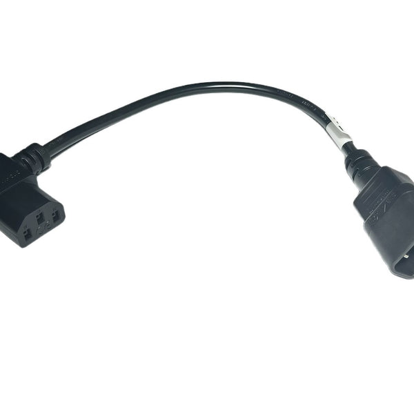 MicroConnect strømadapter C13 C14 vinklet