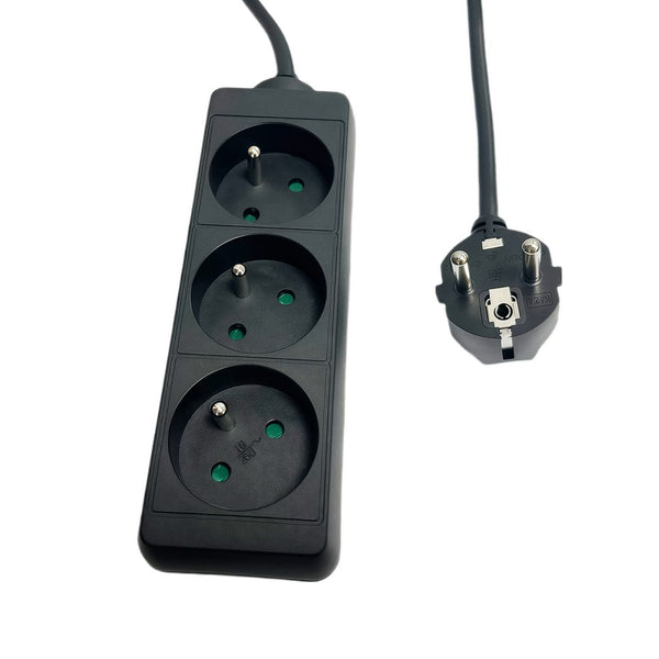 MicroConnect 3-vejs strømskinne, fransk type