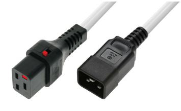 MicroConnect strømkabel C19 IEC-lås - C20