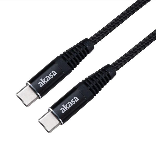 Akasa USB-kabel 1 M USB-C sort