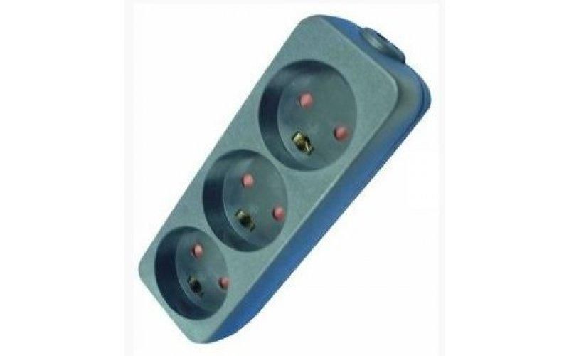 EL-stikdåse med 3 udtag