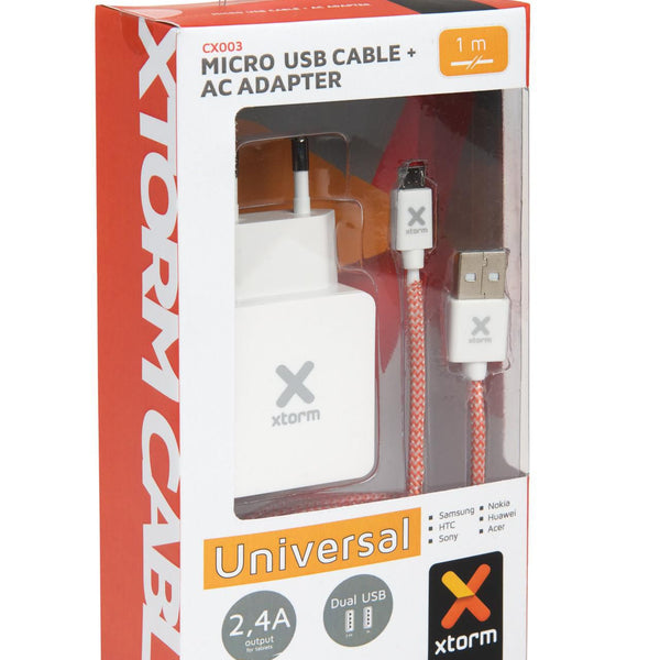 Xtorm vævet mikro-USB-kabel til