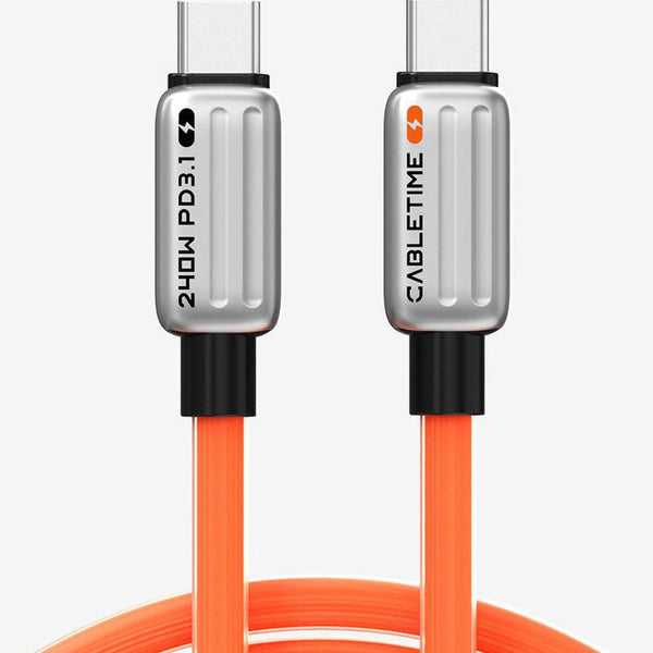 Cabletime USB-C Silikone Ladekabel