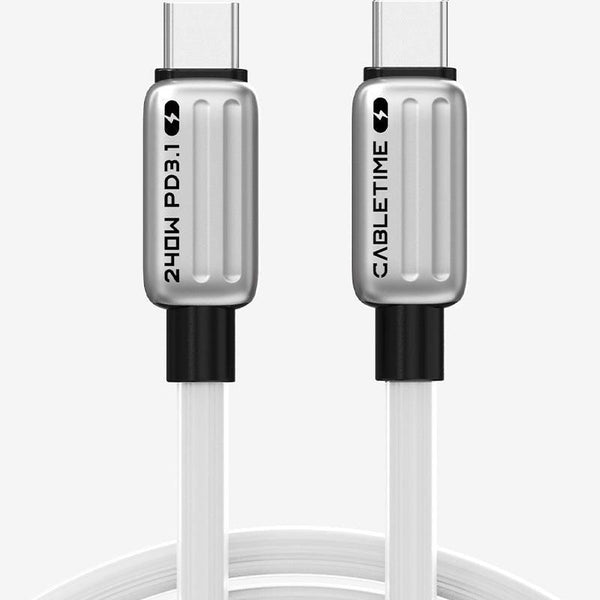 Cabletime USB-C Silikone Ladekabel