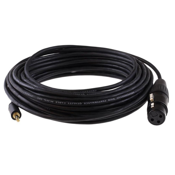 Minijack 3,5 mm, han til XLR