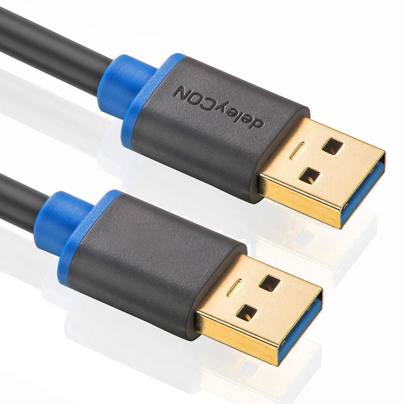 deleyCON USB 3.0 kabel, 2,0m, USB-A: